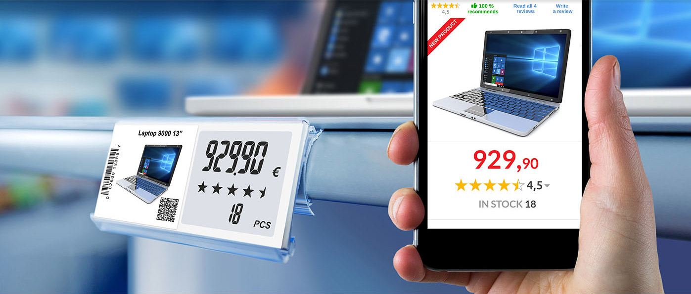 Electronic Price Tags Electronic Shelf Labels Pricing Solution For 